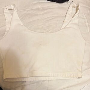 Brandy Melville Cream Crop Top